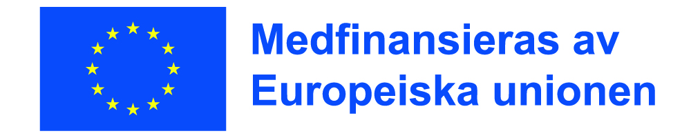 Logotyp, Medfinansieras av Europeiska unionen.